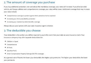 How Your Auto Insurance Rates are Set